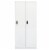 vidaXL Wardrobe White 31.5 x19.7 x70.9 Steel Perspective: back