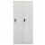 vidaXL Wardrobe Light Gray 31.5 x19.7 x70.9 Steel Perspective: back