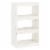 vidaXL Book Cabinet/Room Divider White 23.6 x11.8 x40.7 Solid Wood Pine Perspective: back