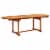 vidaXL Garden Dining Table (63 -94.5 )x39.4 x29.5 Solid Acacia Wood Perspective: back