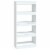 vidaXL Book Cabinet/Room Divider White 23.6 x11.8 x53.1 Engineered Wood Perspective: back