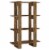 vidaXL Book Cabinet/Room Divider Smoked Oak 31.5 x11.8 x48.6 Perspective: back