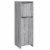 vidaXL Bathroom Cabinet Gray Sonoma 11.8 x11.8 x37.4  Engineered Wood Perspective: back