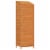 vidaXL Garden Shed Brown 21.7 x20.5 x68.7 Solid Wood Fir Perspective: back