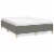 vidaXL Bed Frame Dark Gray 53.9 x74.8  Full Fabric Perspective: back