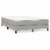 vidaXL Box Spring Bed Frame Light Gray 53.9 x74.8 Full Fabric Perspective: back