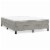 vidaXL Box Spring Bed Frame Light Gray 53.9 x74.8  Full Velvet Perspective: back