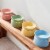 Premium Macaron Medium and Large Mint Cat Bowls Perspective: back
