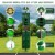 flybold Outdoor Dog Waste Station - 400 Rolls, 200 Pull Bags & 50 Can Liners Perspective: back