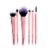 MCoBeauty Everyday Essentials Makeup Brush Set for Liquid Cream or Powder Formulas Perspective: back
