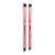 MCoBeauty Pro Deluxe Makeup Eye Brush Set of 2 with 4 Different Eyeshadow Brush Heads Perspective: back