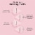 MCoBeauty Mini Makeup Setting Puffs to Bake + Blend for Airbrushed Finished Perspective: back