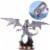 First4Figures Yu-Gi-Oh! Blue-Eyes White Dragon 14-Inch Silver Statue Perspective: back