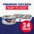 Swanson White Premium Chunk Canned Chicken Breast in Water (24 Pack) Perspective: back