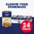 Swanson® Natural Goodness® Low Sodium Chicken Broth Perspective: back