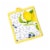 Stephan Roberts 7" x 8" 100% Cotton Pot Holder - Lemons Perspective: back