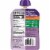 Plum® Organics Just® Pumpkin Baby Food Pouch Perspective: back