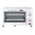 Continental 4 Slice 60 Minute Toaster Oven White Perspective: back