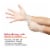 McKesson Confiderm Vinyl Exam Glove Standard Cuff Length MEDIUM 1000 per Case Perspective: back