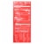 Laiki Red Rice Crackers - Case of 8 - 3.5 oz. Perspective: back