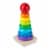 Melissa & Doug® Rainbow Stacker Classic Wooden Toy Perspective: bottom