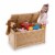 Melissa & Doug® Wooden Toy Chest - Honey Perspective: bottom