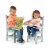 Melissa & Doug® Wooden Chair Pair - Gray Perspective: bottom