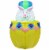Northlight 5.5ft Lighted and Animated Inflatable Easter Bunny Basket Outdoor Decoration Perspective: bottom