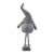 Northlight 42 Gray and White Adjustable Height Chubby Smirking Gnome Perspective: bottom