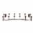 Spectrum Windsor Coat Hook Rack - Bronze Perspective: bottom