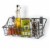 Spectrum Vintage Cabinet & Wall Mount Basket - Industrial Gray Perspective: bottom