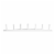 Spectrum Wall Mount Wood Rack - White Perspective: bottom