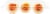 Bakery Fresh Harvest Orange & Yellow Mini Frosted Cookies Perspective: bottom