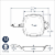 Nordic Ware Aluminum Square Meal Pan Perspective: bottom