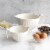 Nordic Ware Better Batter Bowl - White Perspective: bottom