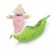 Manhattan Toy Snuggle Pod Sweet Pea First Baby Doll with Cozy Sleep Sack Perspective: bottom