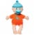Manhattan Toy Wee Baby Stella Tiny Dino 12" Soft Baby Doll Set Perspective: bottom