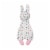 Manhattan Toy Cherry Blossom Days Baby Bunny Blankie and Teether Perspective: bottom