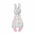Manhattan Toy Cherry Blossom Days Baby Bunny Blankie and Teether Perspective: bottom