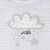 Gerber® Size 0-6M 2-Pack Baby Animals Gowns in White Cloud Perspective: bottom