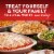 Stouffer's Family Size Salisbury Steak Frozen Meal Perspective: bottom