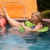 TRC Recreation Aqua Swing Chair Foam Swimming Pool Lounger Float, Fierce Green Perspective: bottom