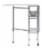 SD Studio Designs Cutting Table with Sewing Board Grid, Guides Top & Storage - Silver/White Perspective: bottom