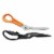 Fiskars Cuts + More Scissors - Black/Orange Perspective: bottom