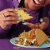 Taco Bell Crunchy Taco Kit with 12 Crunchy Taco Shells, Taco Bell Mild Sauce & Seasoning Box Perspective: bottom