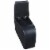 Coaster Cyrus Top Grain Leather Home Theater Upholstered Console Black Perspective: bottom