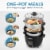 Aroma Pot-Style Rice Cooker and Food Steamer - Black/Silver Perspective: bottom