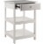 Winsome Delta 2 Shelf Transitional Wooden Printer Stand in White Perspective: bottom