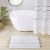 INK+IVY Arbor Cotton Pile Tufted Bath Rug with Grey and Ivory Finish Perspective: bottom