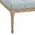 MARTHA STEWART Button Tufted Accent Ottoman with Blue Finish MT101-0171 Perspective: bottom